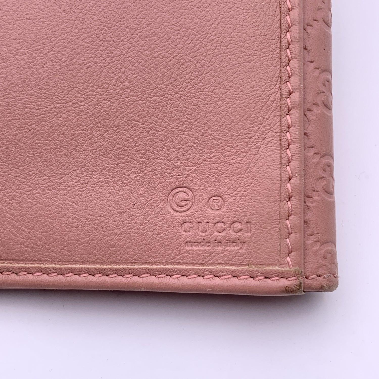 Gucci Pink Microguccissima Leather Continental Long Wallet 3