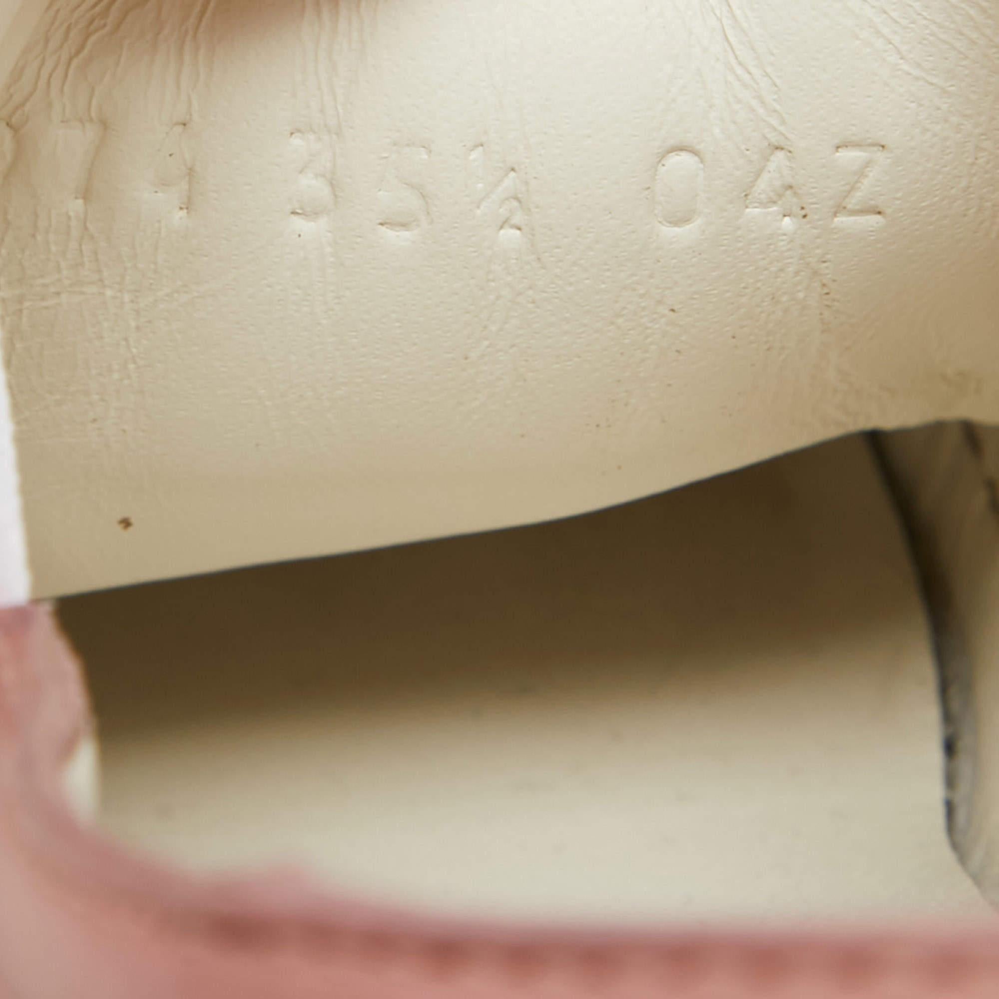 Gucci Rosa Microguccissima Leder Slip On Turnschuhe Größe 35.5 im Angebot 5