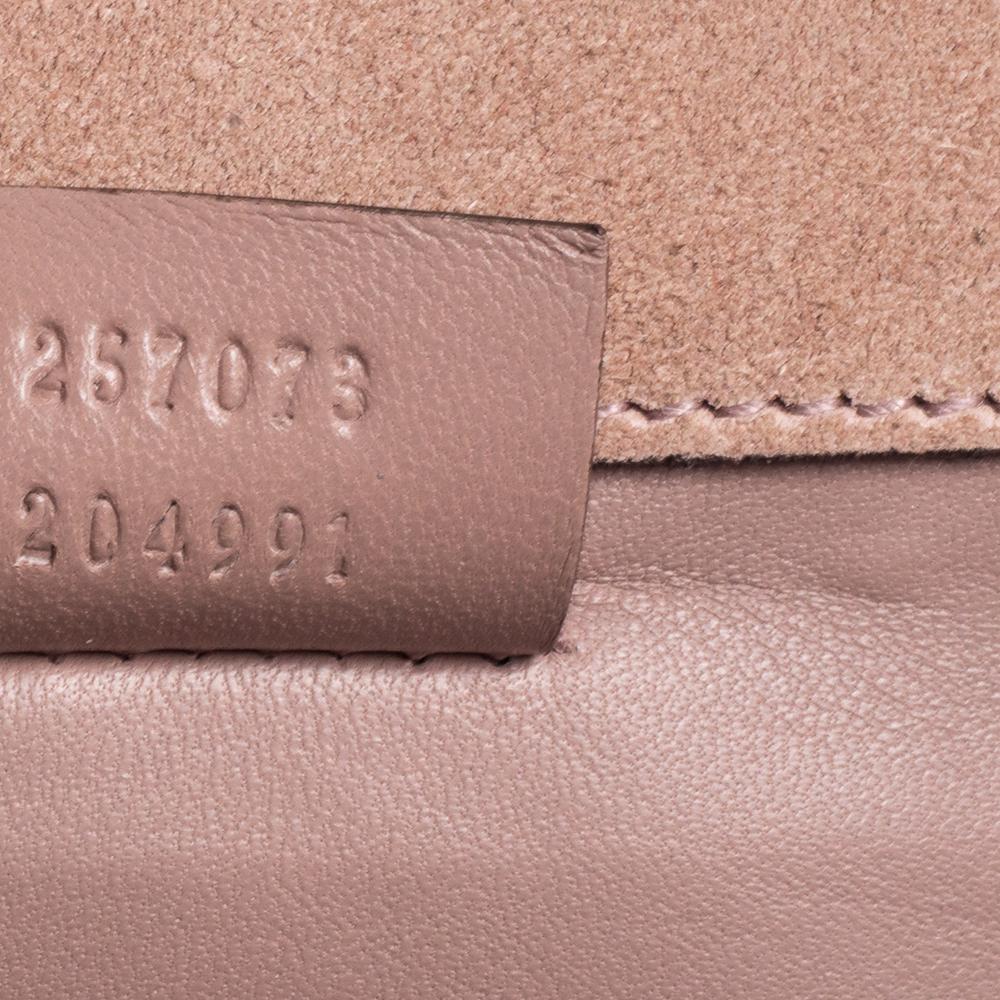 Gucci Pink Microguccissima Patent Leather Broadway Clutch 7