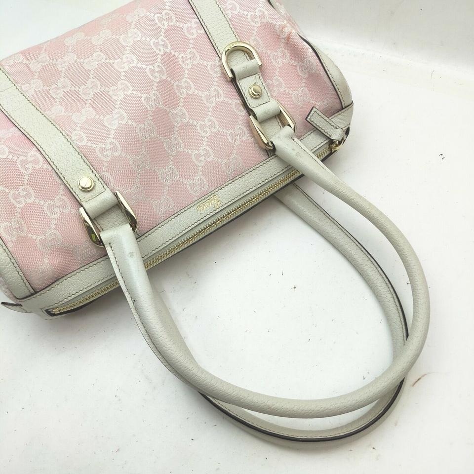 Gucci Pink Monogram GG Abbey Boston Bag 862429 2