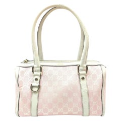 Gucci Pink Monogram GG Abbey Boston Bag 862429
