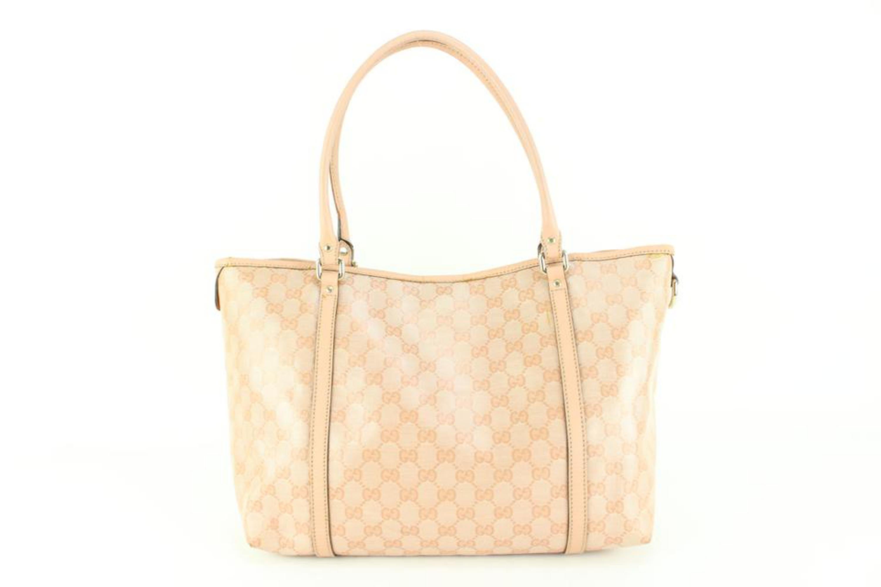 Gucci Pink Monogram GG Crystal Joy Tote Bag 66gk512s 1