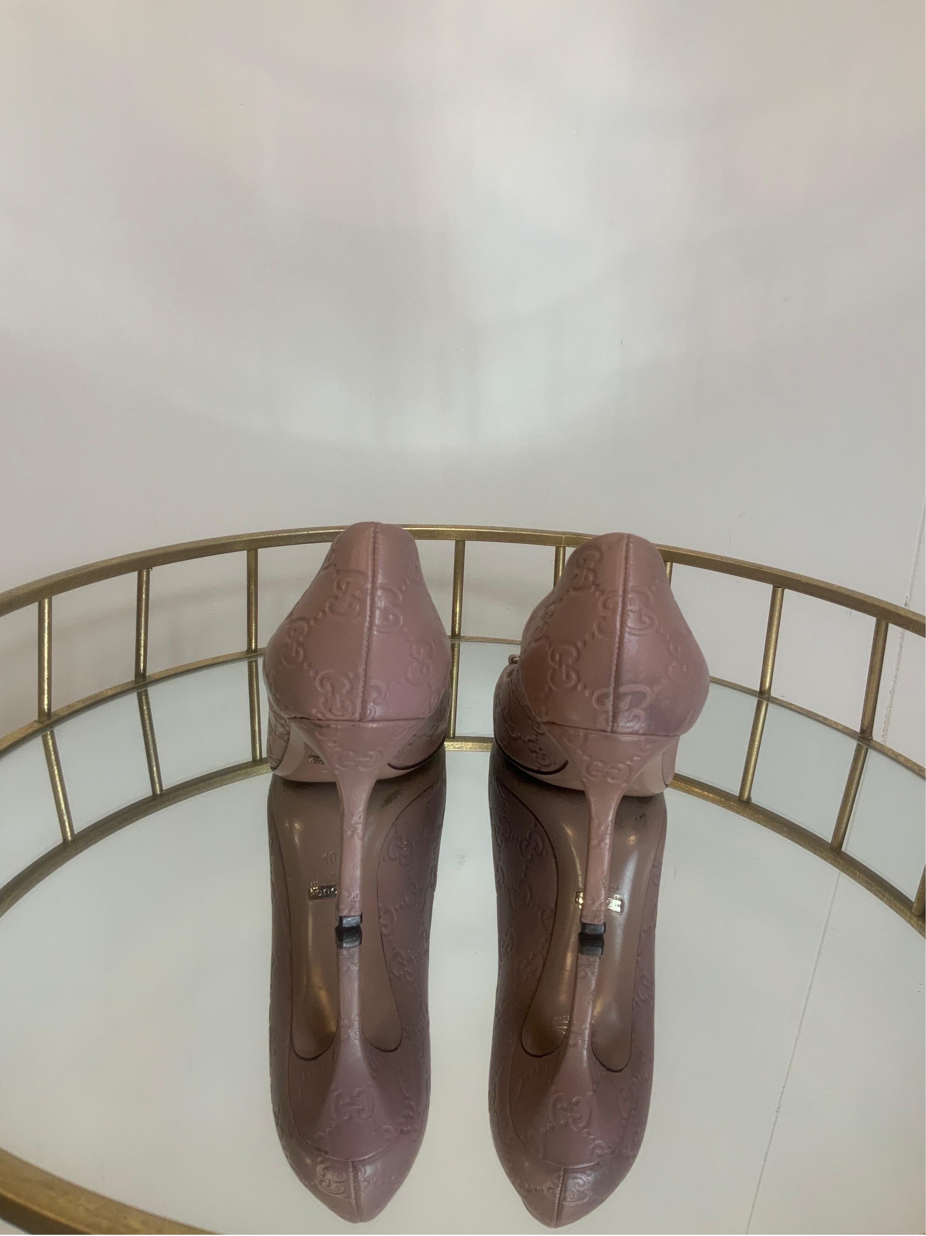 da uomo o donna Gucci rosa Monogram Punta aperta in vendita