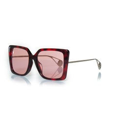 Gucci, pink oversized Havana sunglasses