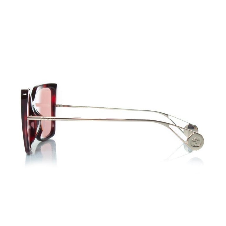 Gucci, pink oversized Havana sunglasses Gucci, pink oversized Havana sunglasses Golden ref.1749292  main image 4