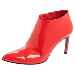 Gucci Rosa Lackleder-Stiefeletten Größe 38