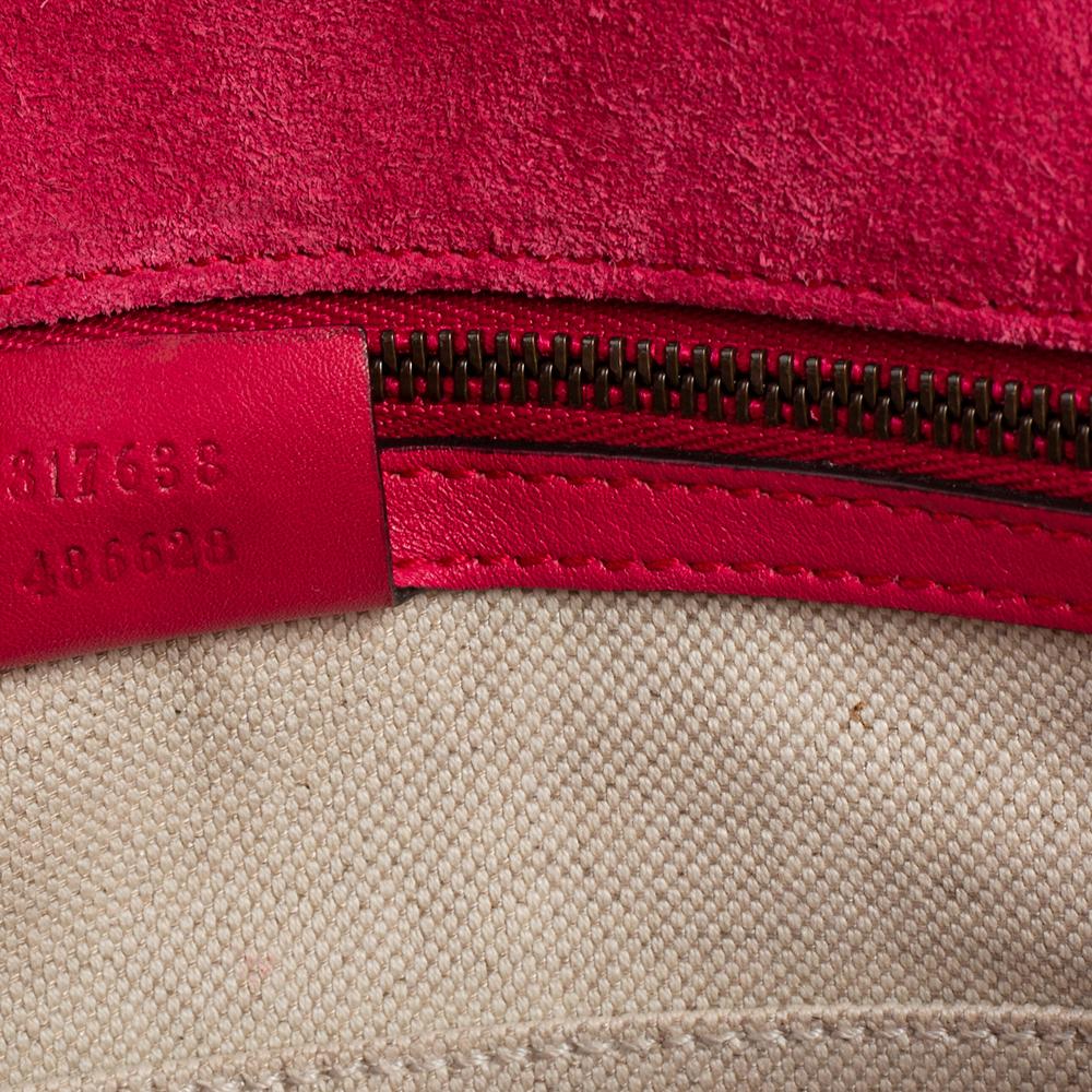 Gucci Pink Patent Leather Bright Bit Clutch 6
