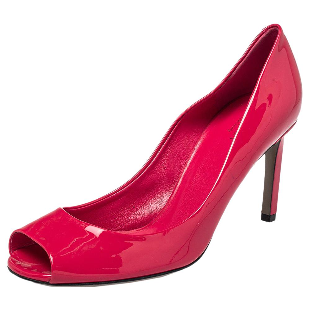 Gucci Neon Pink Leather Horsebit Loafers Size 40 at 1stDibs gucci