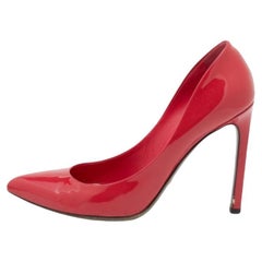 Gucci Pumps a punta in vernice rosa misura 38,5