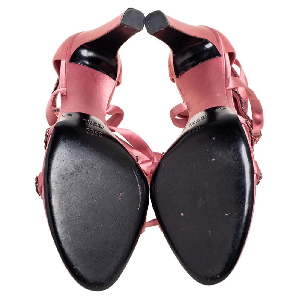 gucci pink heel slides