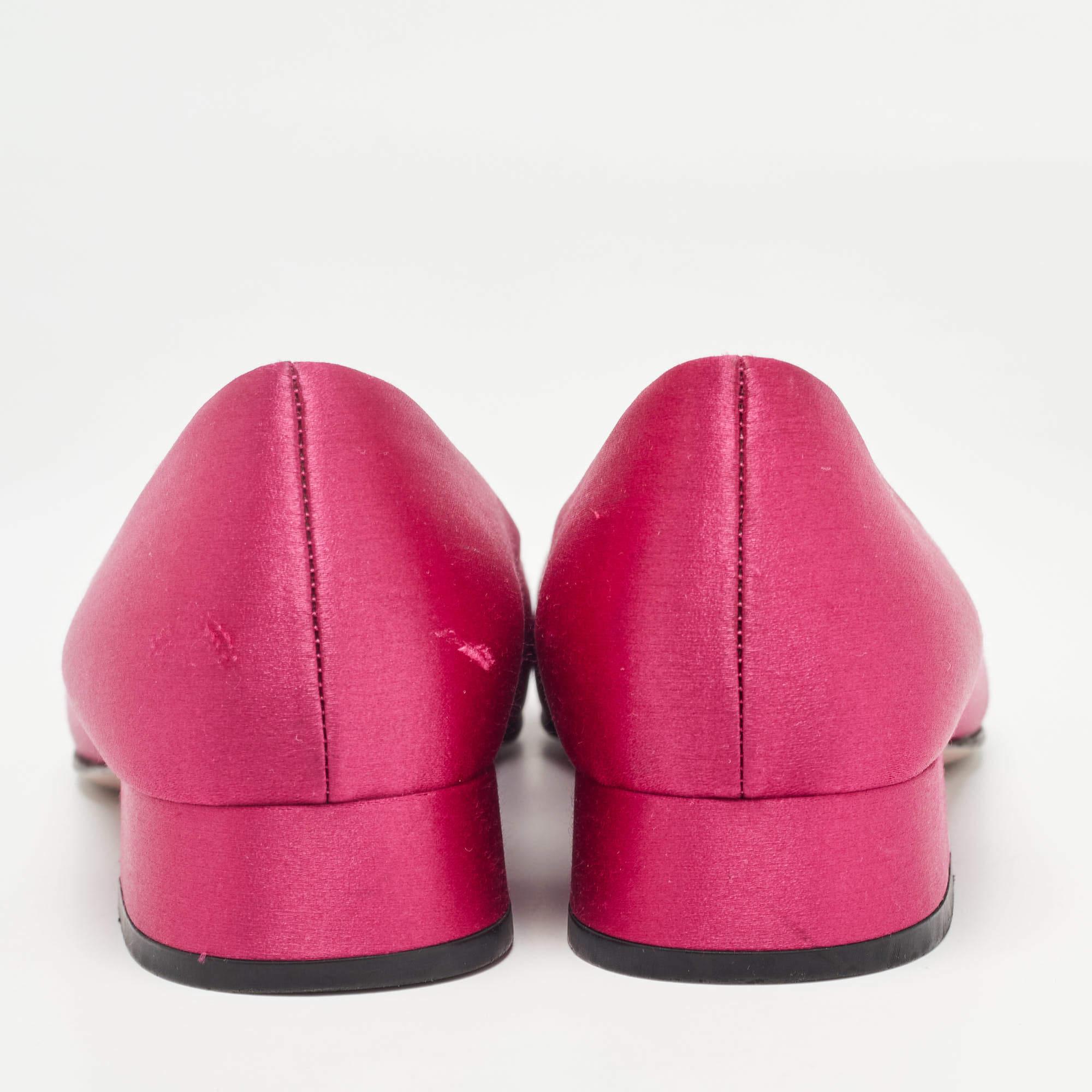 Gucci Pink Satin Crystal Embellished Interlocking G Pumps Size 36 1