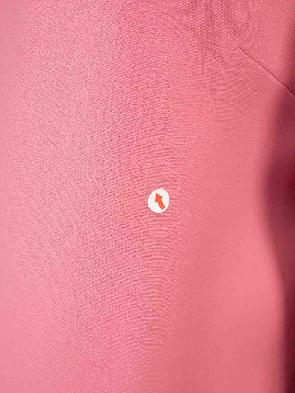 Gucci Pink Silk Button Detail Mini Dress Size XXL 1