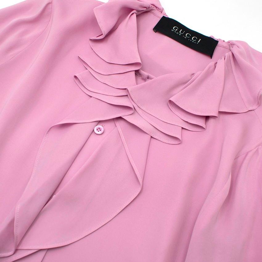 pink gucci blouse