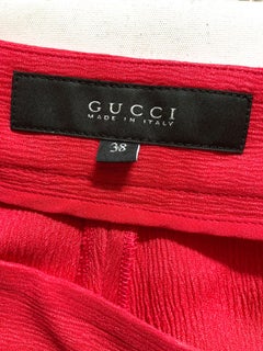 Gucci Pink Silk Trousers