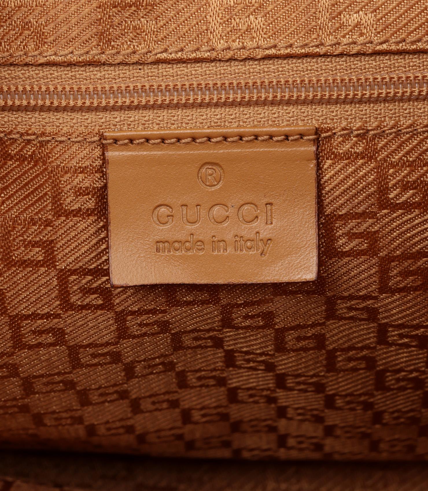 Gucci Pink Suede & Yellow Smooth Leather Vintage Small Jackie 3