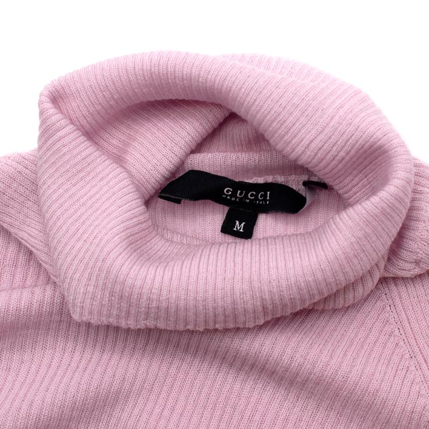 gucci pink and green sweater