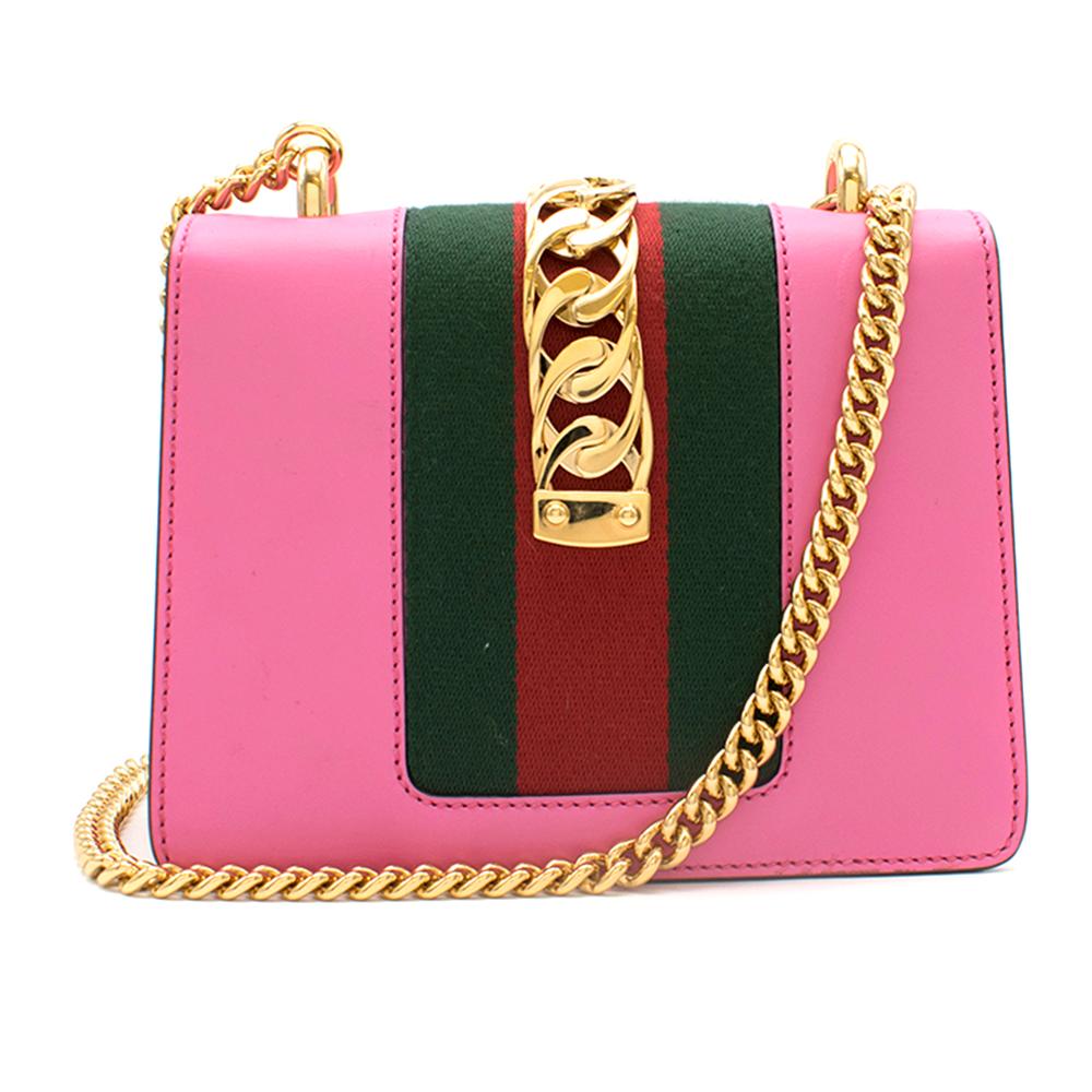 gucci pink chain bag