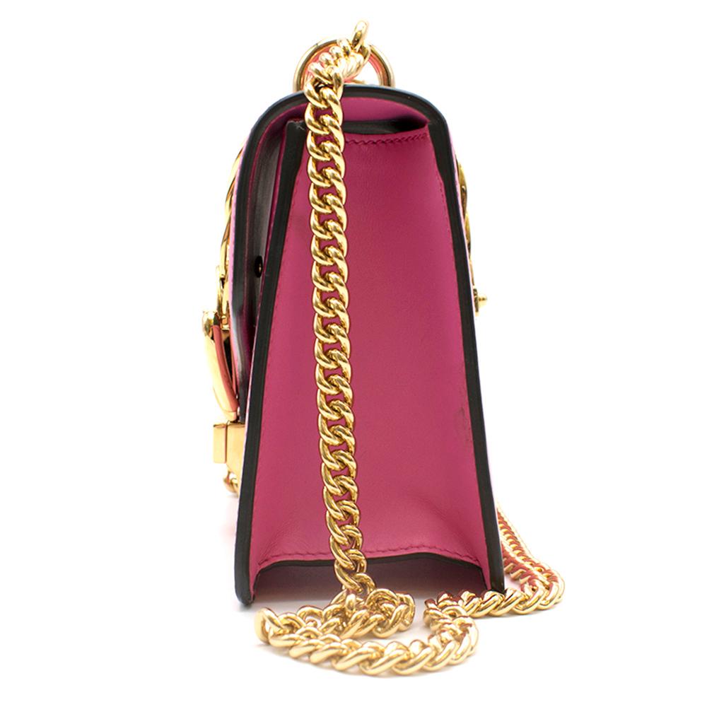 gucci pink chain bag