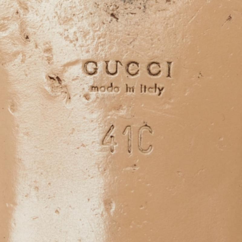 Gucci Rosa Wasserschlange Leder Horsebit Thong flache Sandalen Größe 41 im Angebot 3