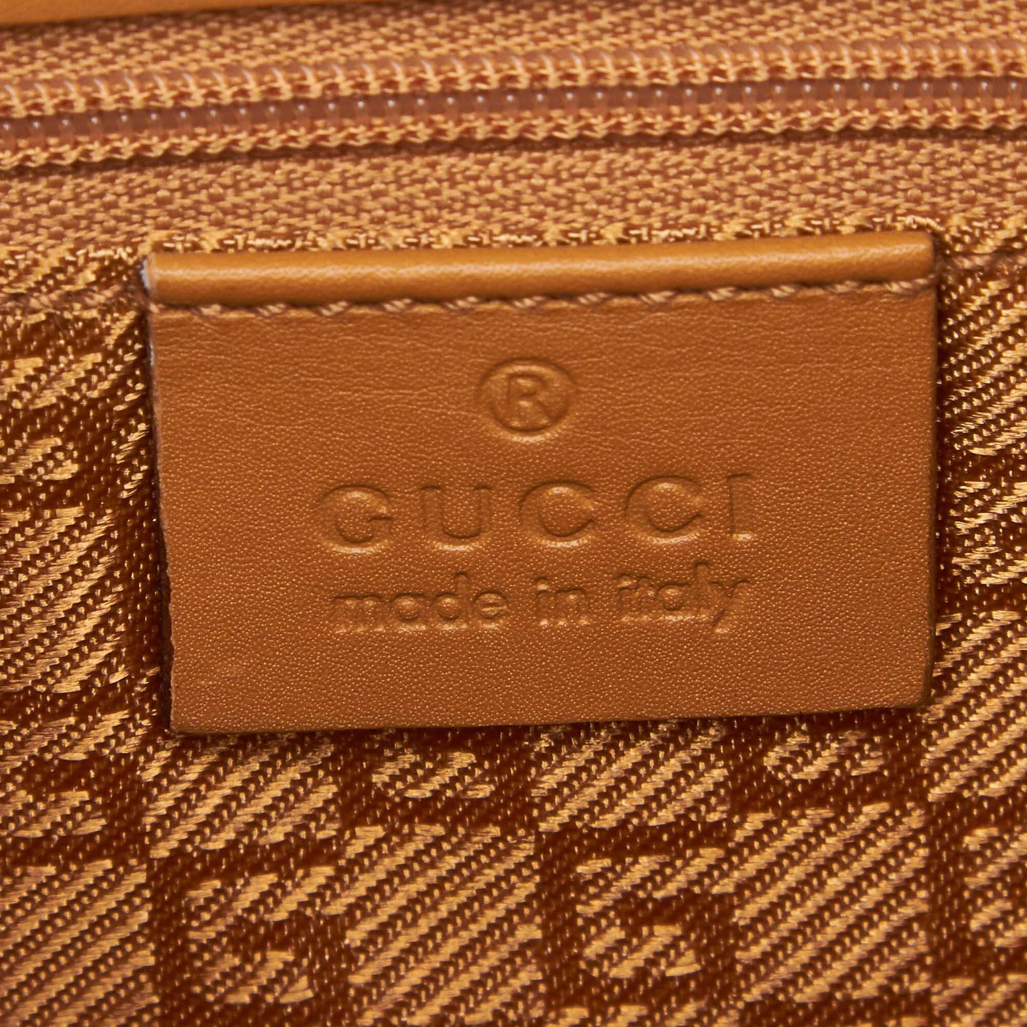 Gucci Pink  with Brown Suede Leather Jackie Italy w/ Dust Bag 1
