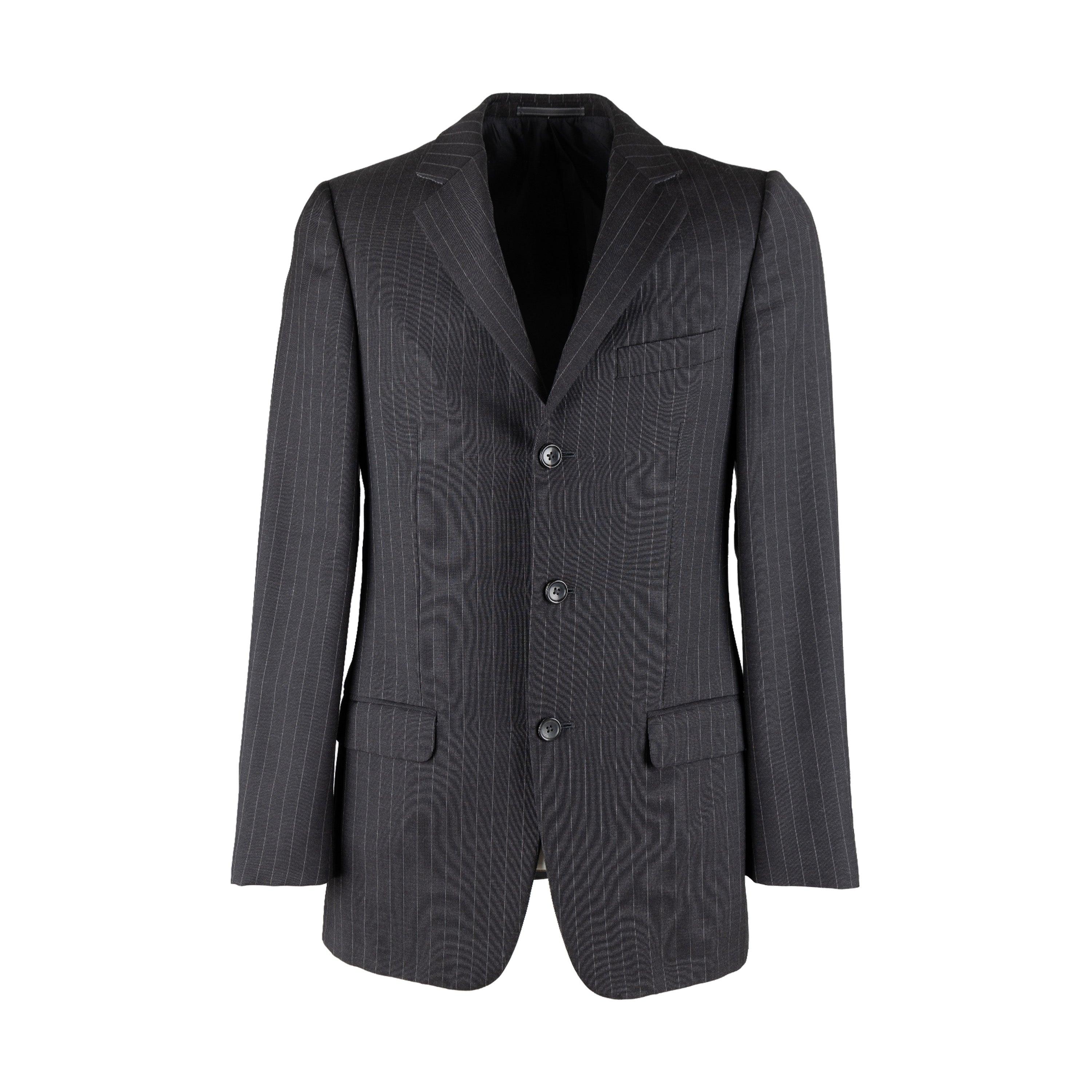 Black Gucci Pinstripe Suit - '00s For Sale