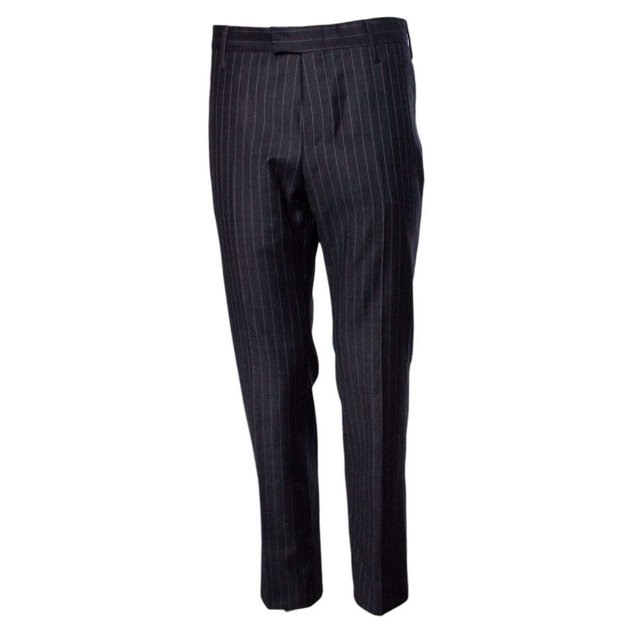 Gucci, Nadelstreifenhose in Grau
