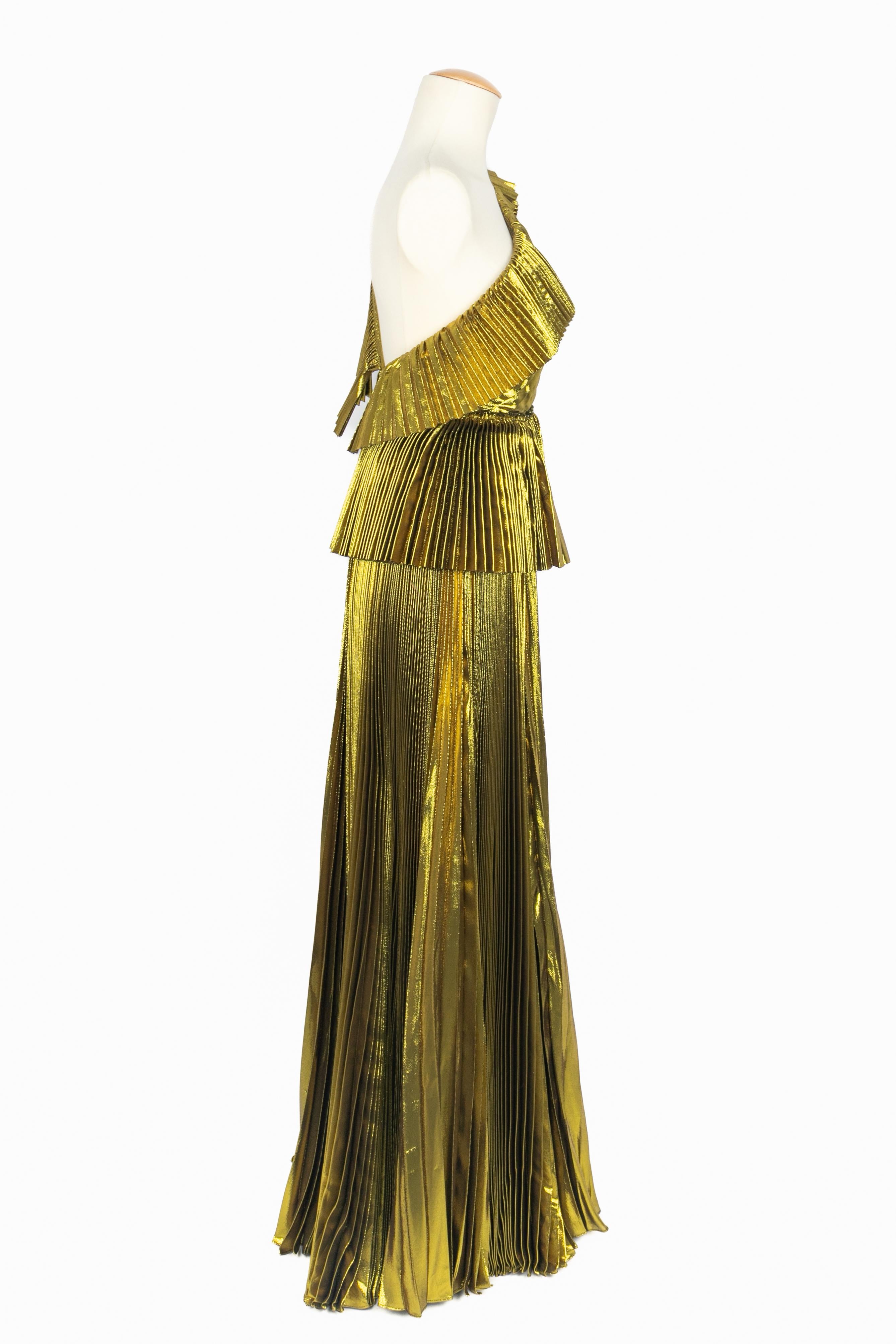 Gucci Plissee-Kleid 2016/2017 im Zustand „Hervorragend“ im Angebot in SAINT-OUEN-SUR-SEINE, FR