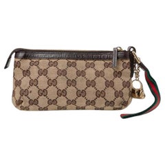 Gucci Pochette Charm Jackie Small GG Supreme Marrone