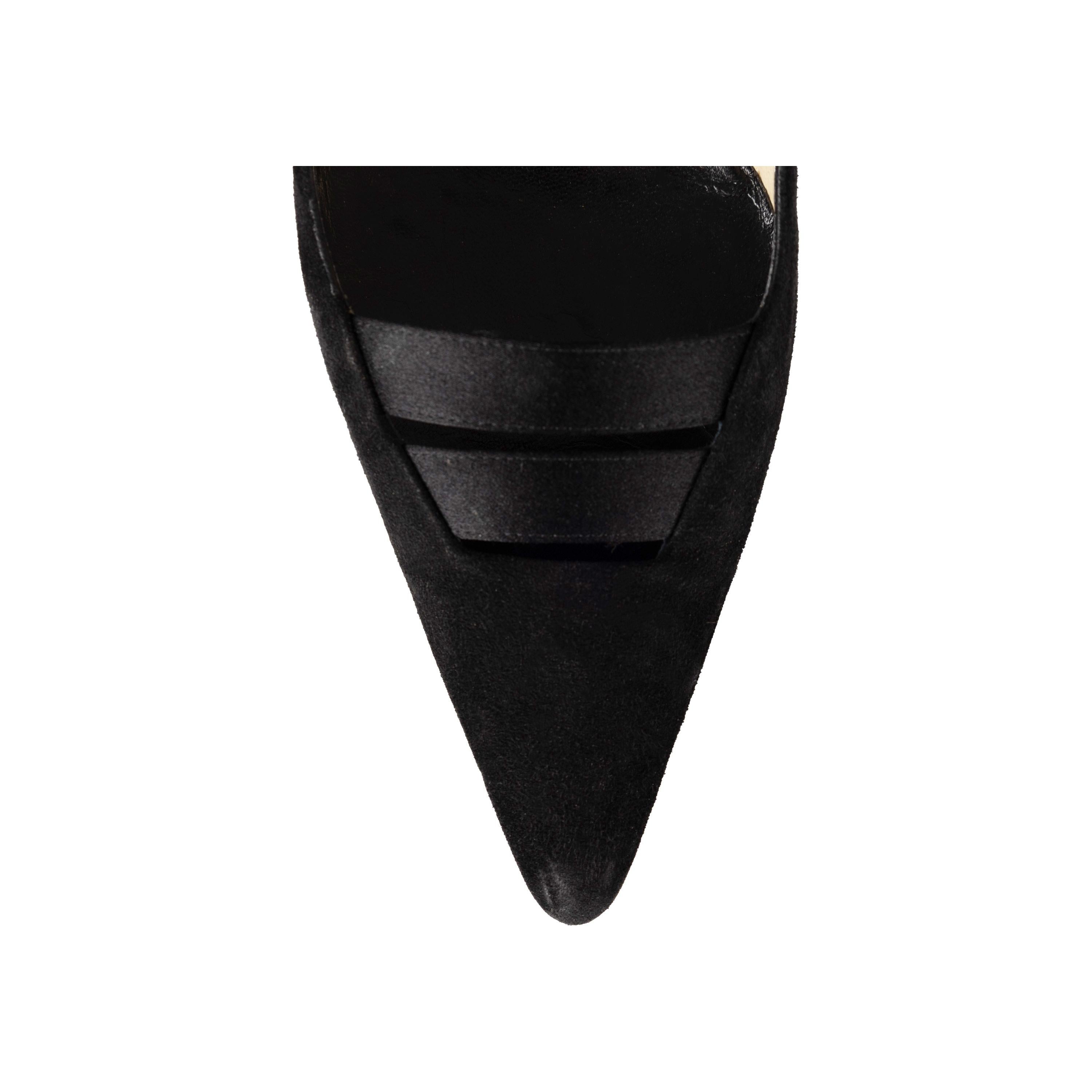 Noir Escarpins à bout pointu Gucci en vente