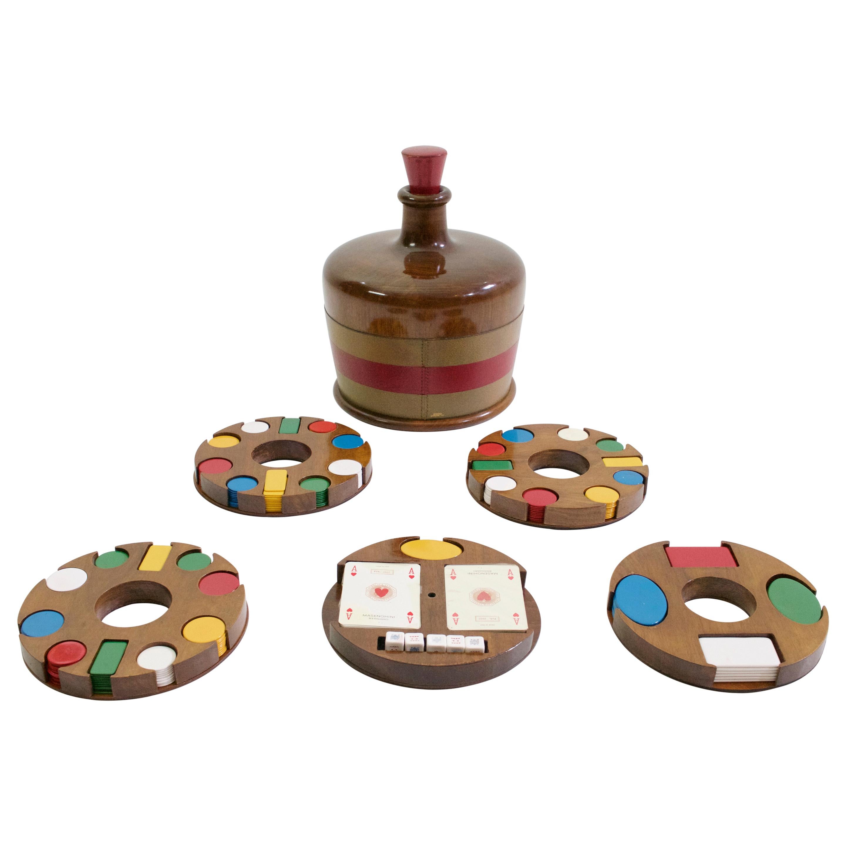 Gucci Poker Set Bottle in Mint Condition, 1962