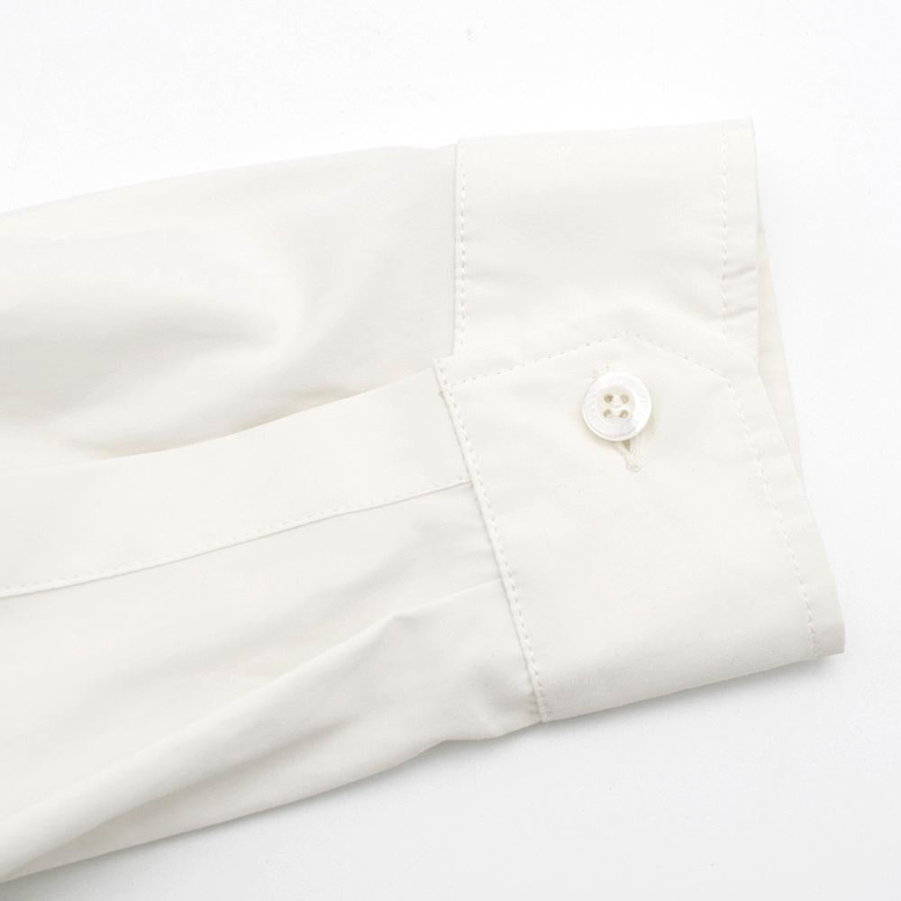 Gucci Poplin Shirt With Web Stripe Neck Bow 38 XS 1