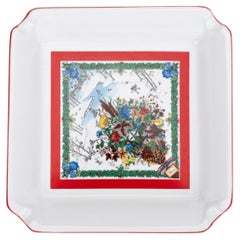 Gucci Porcelain Bouquet Square Ashtray