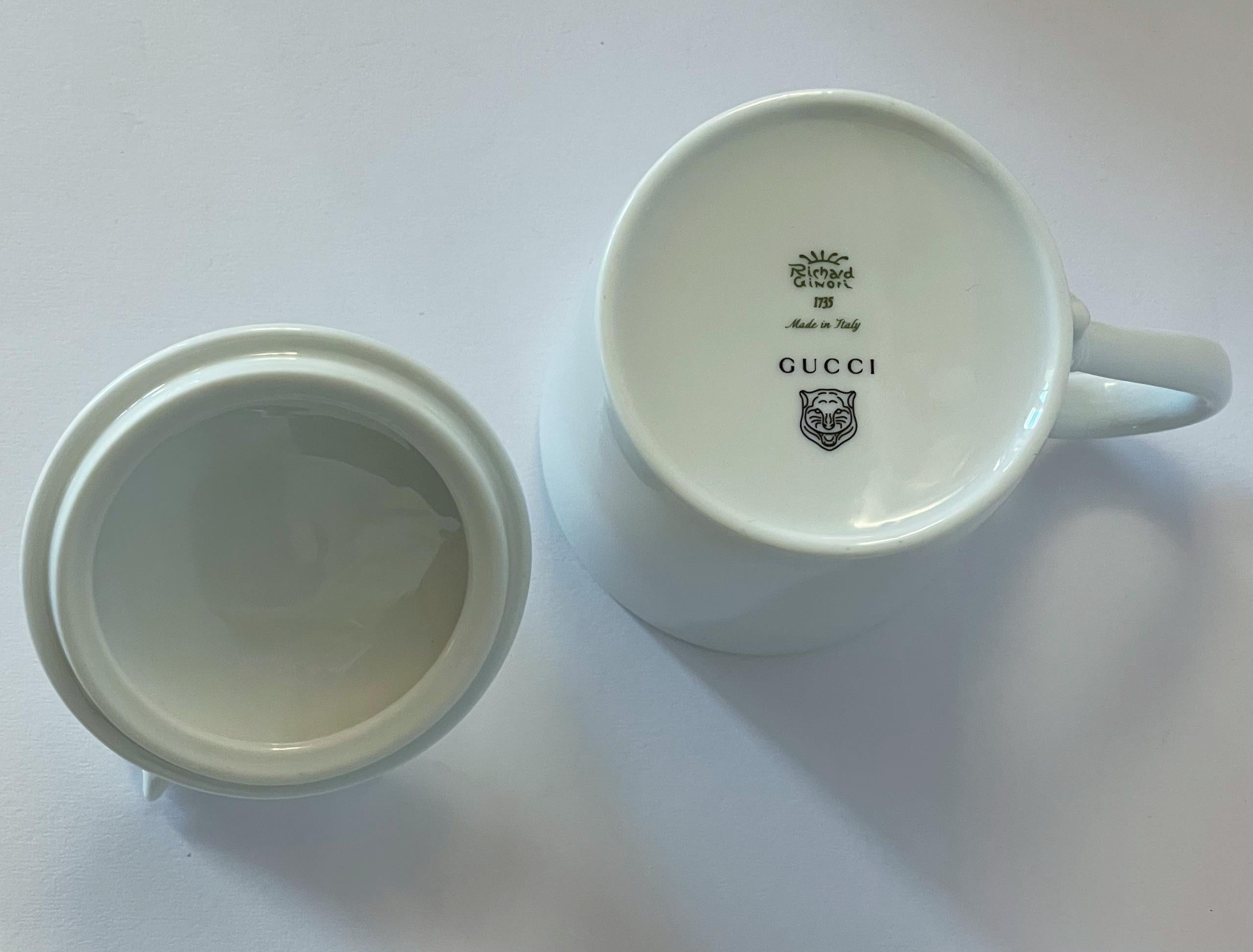 Taza mariposa de porcelana Gucci Porcelana en venta