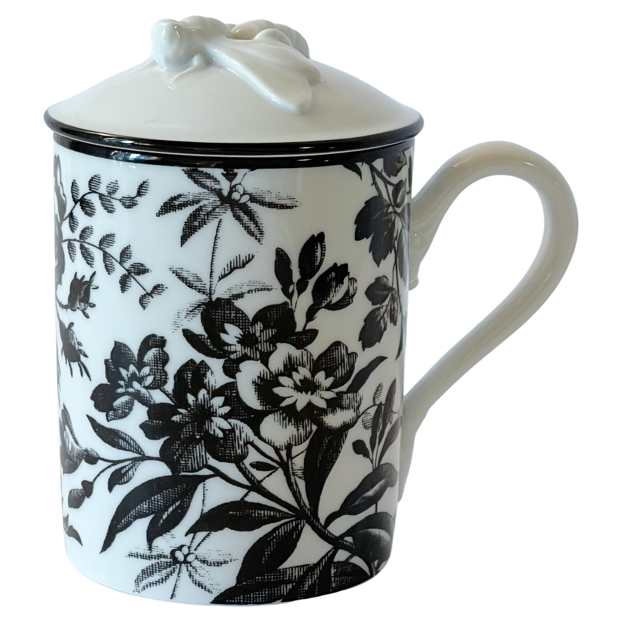 Gucci Porcelain Flowers Bee Mug For Sale