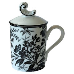 Gucci Porcelain Flowers Scroll Mug