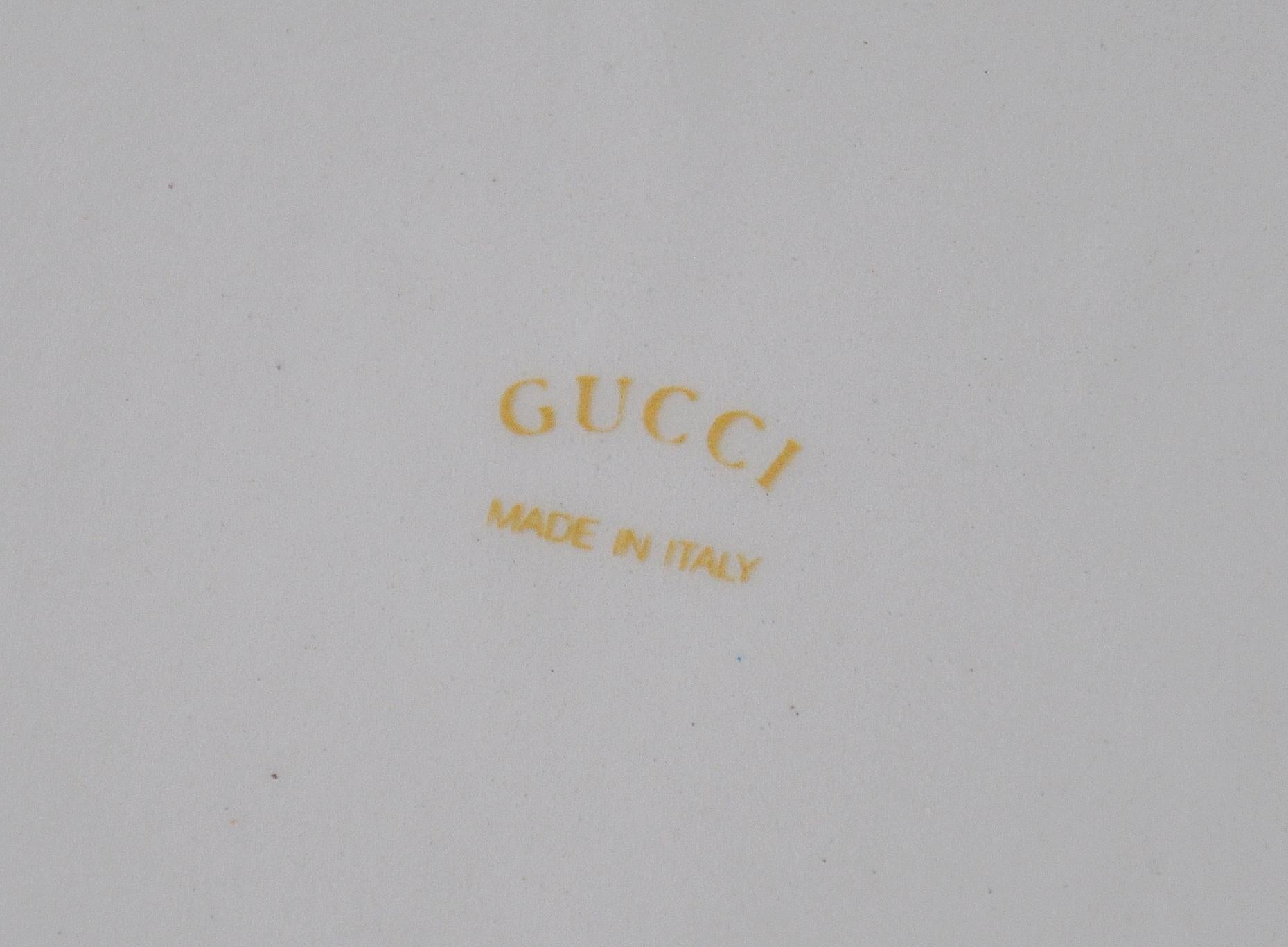 20th Century Gucci Porcelain Mallard Duck Ashtray