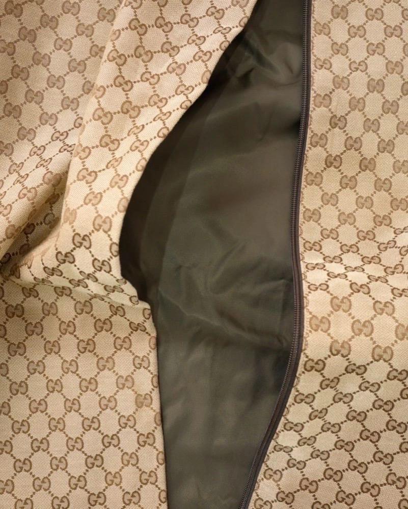 Gucci Porta Abiti GG Supreme Marrone en vente 8