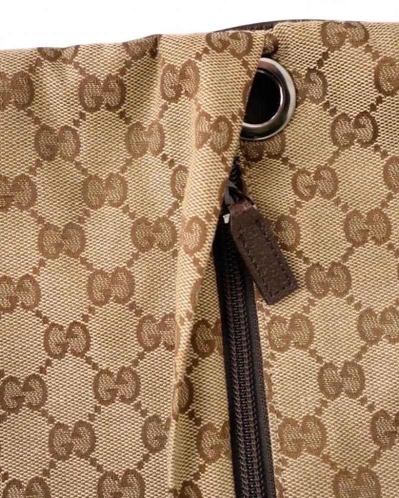 Gucci Porta Abiti GG Supreme Marrone en vente 9