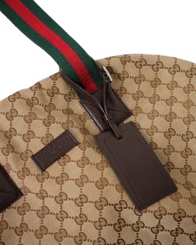 Gucci Porta Abiti GG Supreme Marrone en vente 3