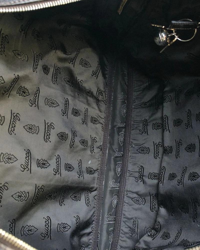 Gucci Document Holder GG Supreme Brown For Sale 8