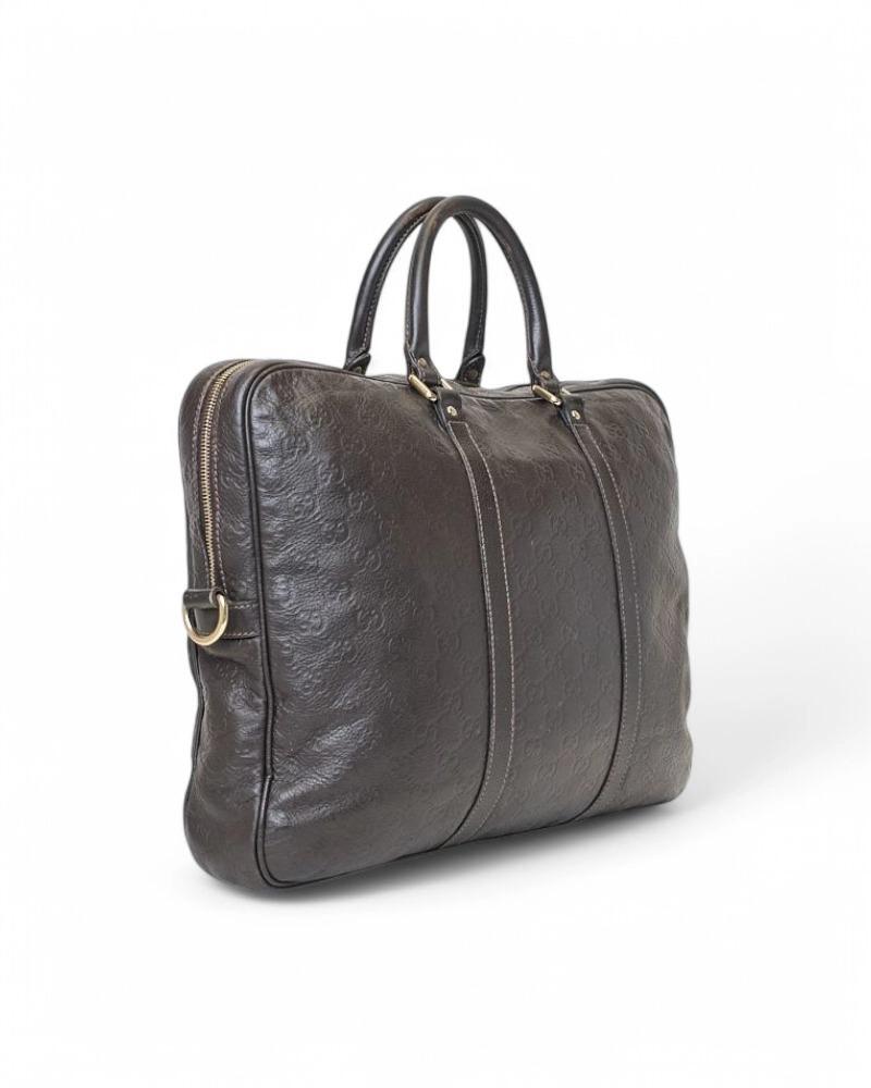 Women's Gucci Document Holder GG Supreme Brown For Sale