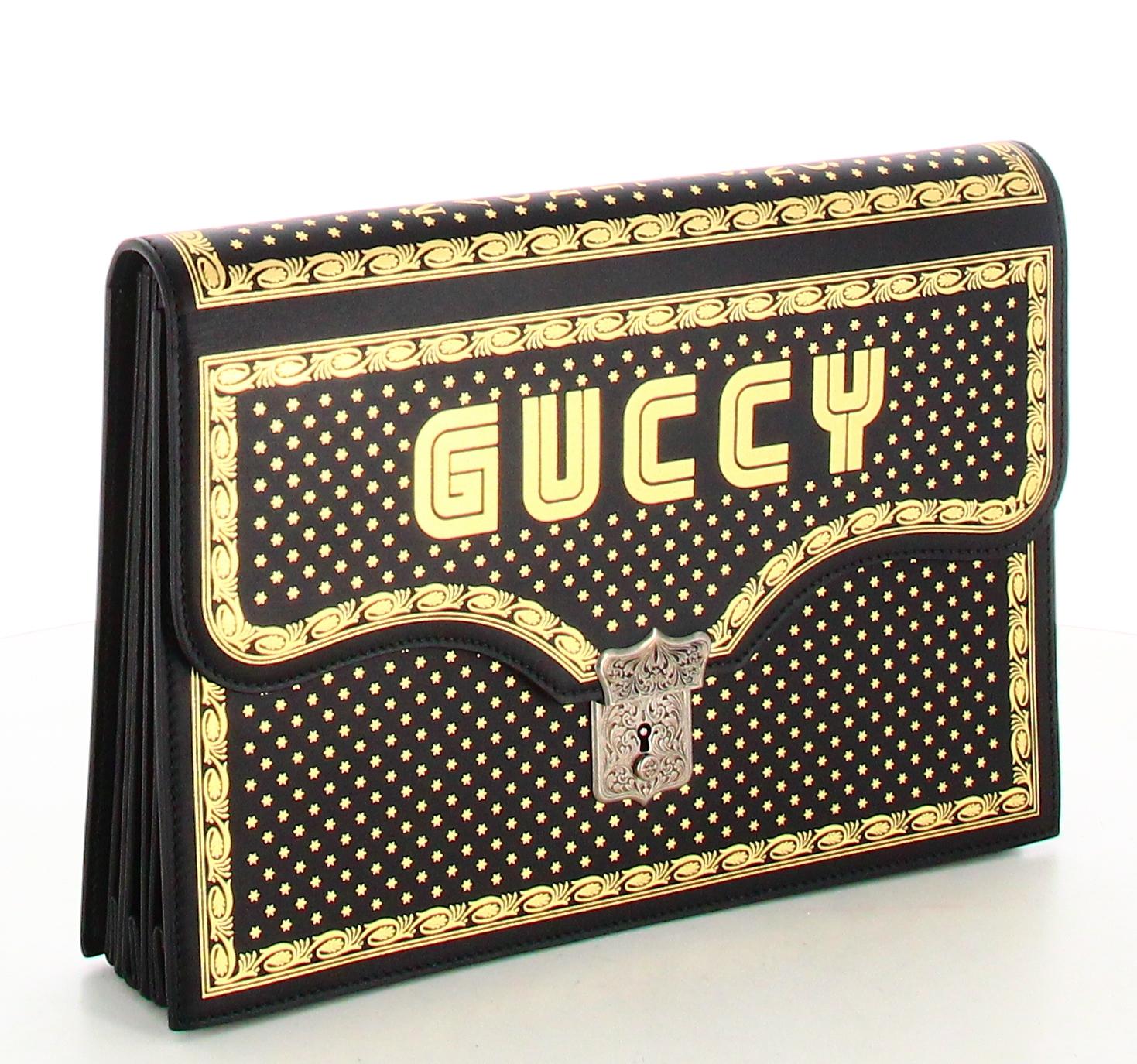 Gucci Portfolio Clutch Bag In Good Condition For Sale In PARIS, FR