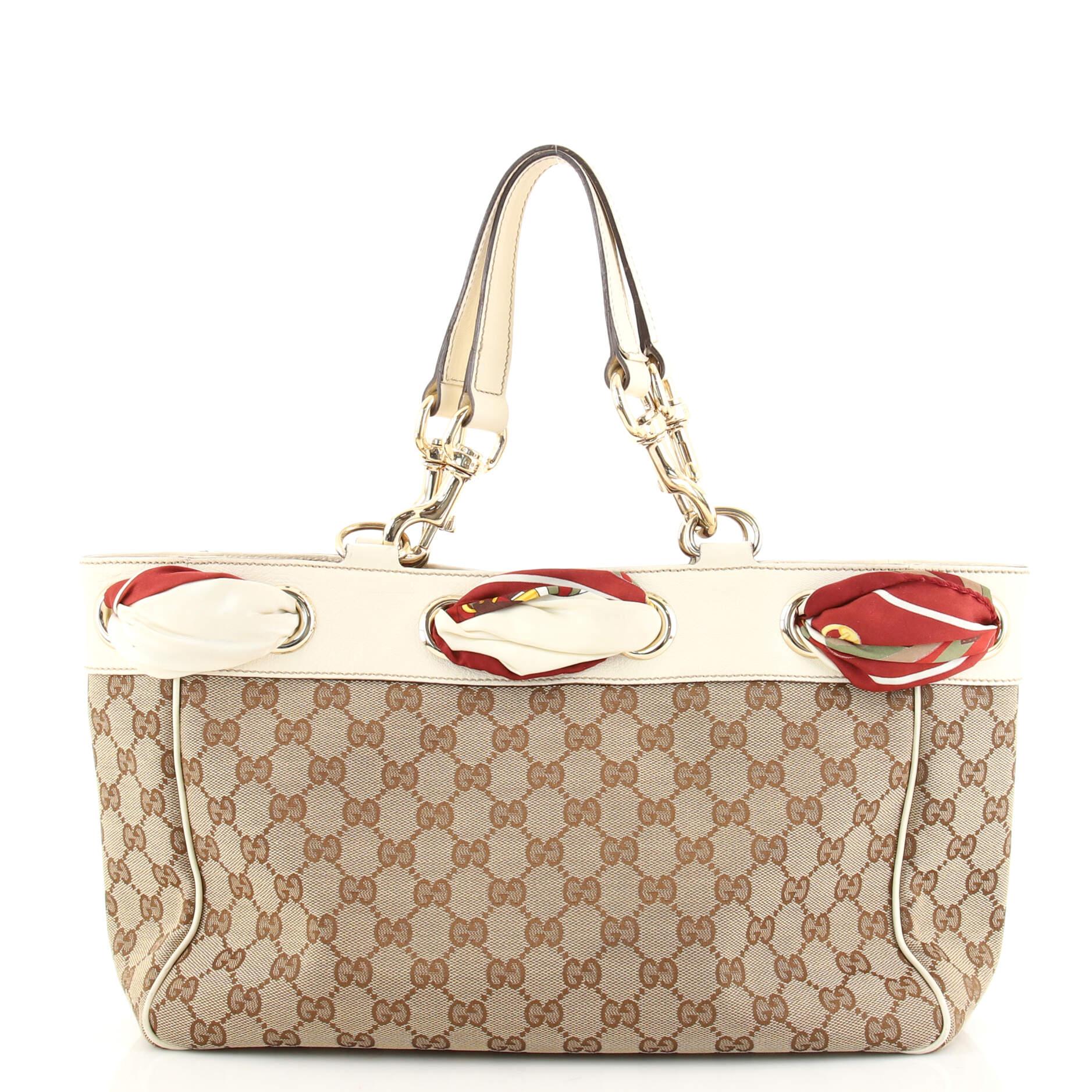 red gucci fabric