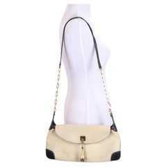 Gucci Pre-Owned 20th Century Suede Tiger Head shoulder bag