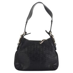 Used Gucci Preloved Black GG Shoulder Bag