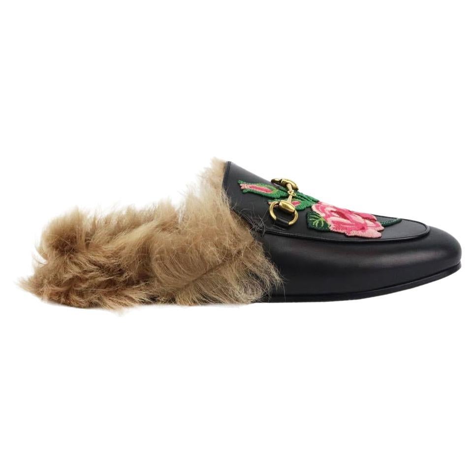 gucci princetown fur sale