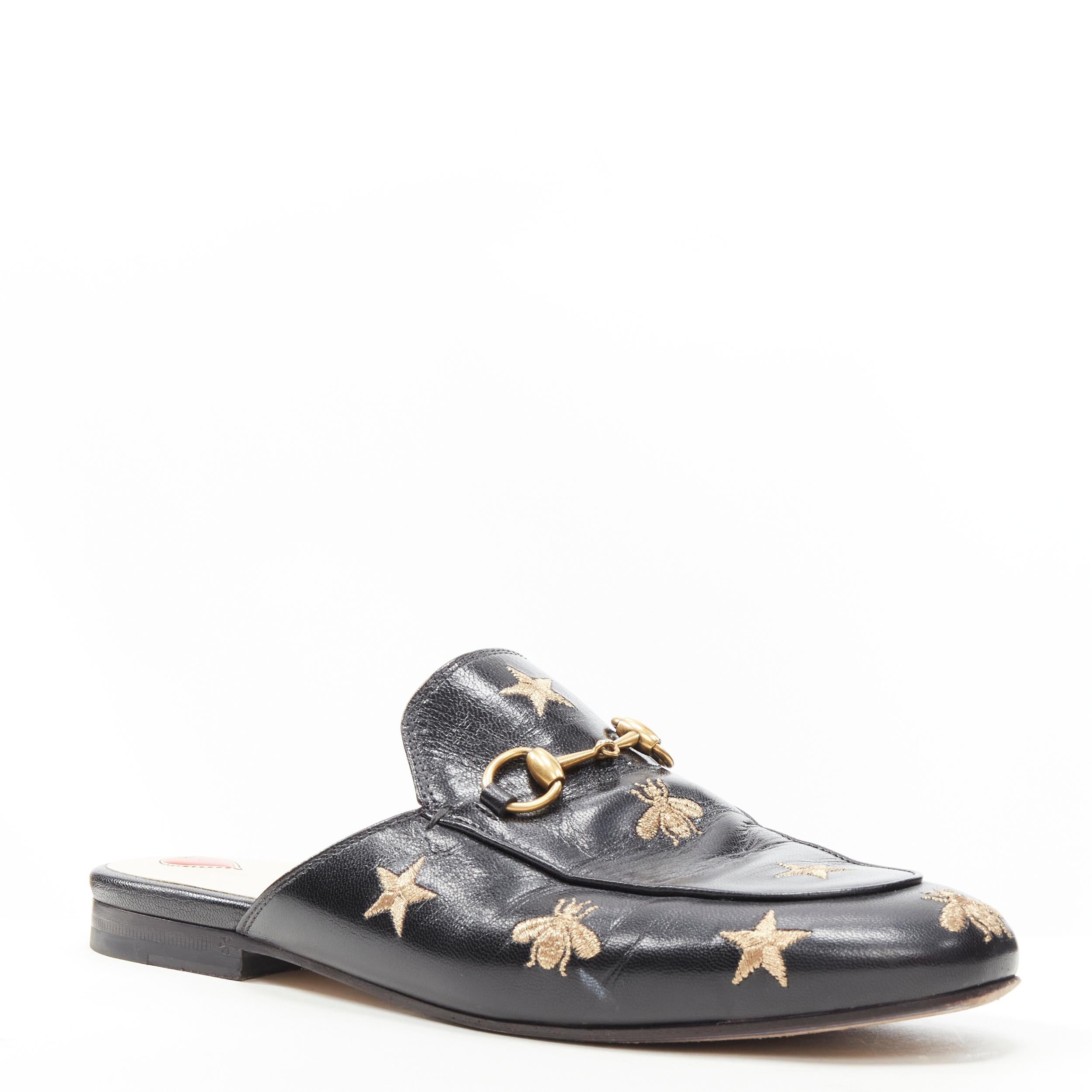 gucci princetown bees and stars