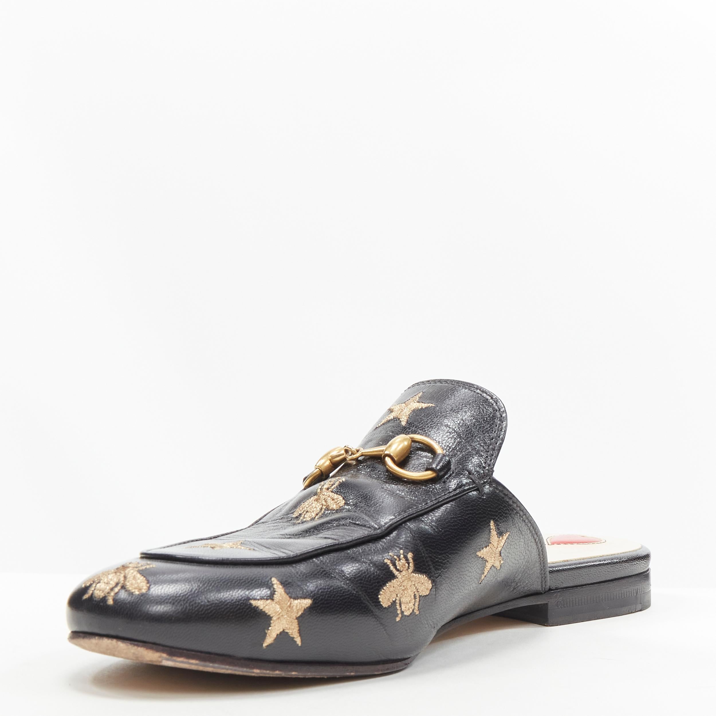 gucci loafers bees and stars