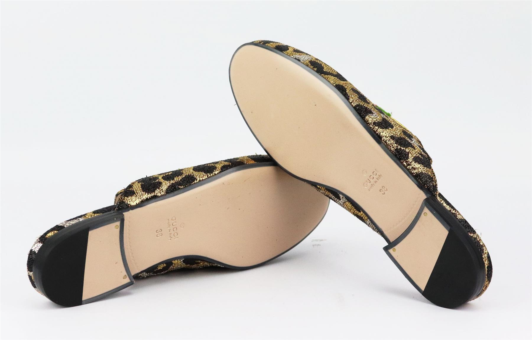 leopard designer slippers