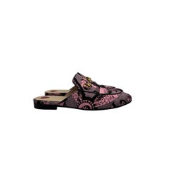 Gucci Princetown Horsebit Accent Leather Mules Sz.37